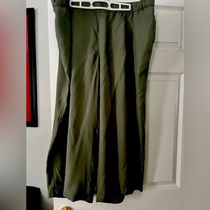 JJill cropped wide leg tencel trousers